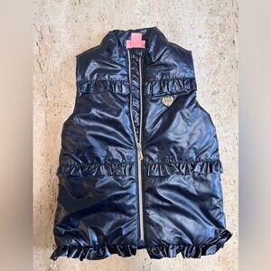 Juicy Couture Midnight Blue Jacket with Gold Emblem